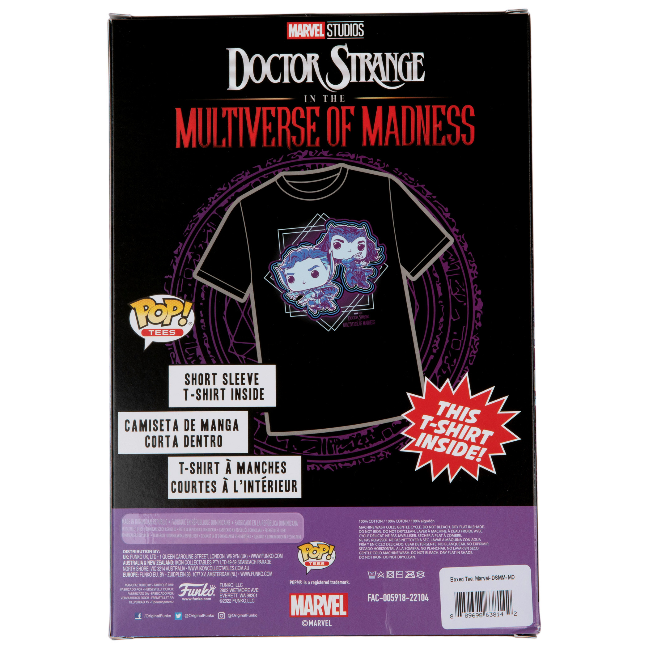 Marvel Comics Dr. Strange Multiverse of Madness Funko Boxed T-Shirt